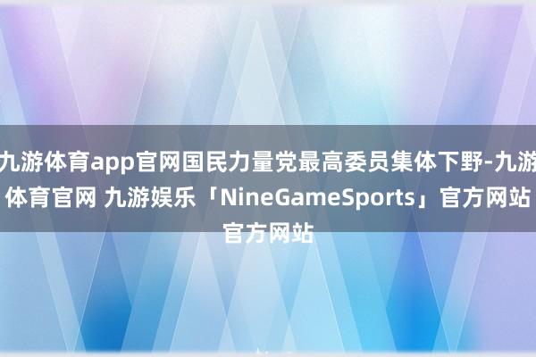 九游体育app官网国民力量党最高委员集体下野-九游体育官网 九游娱乐「NineGameSports」官方网站