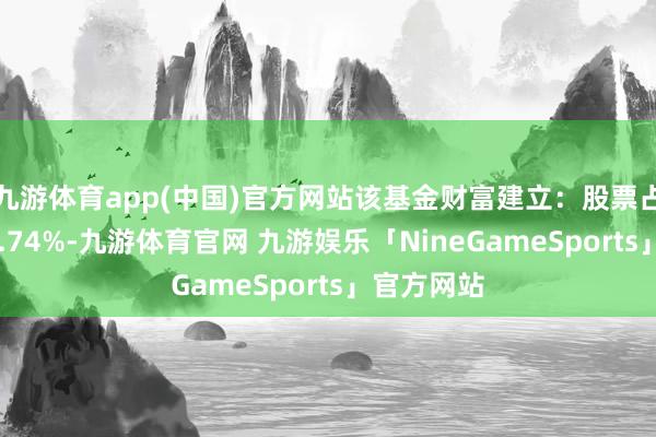 九游体育app(中国)官方网站该基金财富建立：股票占净值比90.74%-九游体育官网 九游娱乐「NineGameSports」官方网站