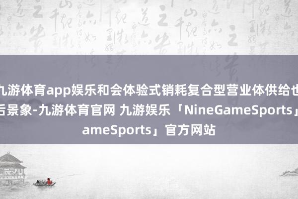 九游体育app娱乐和会体验式销耗复合型营业体供给也呈现出滞后景象-九游体育官网 九游娱乐「NineGameSports」官方网站